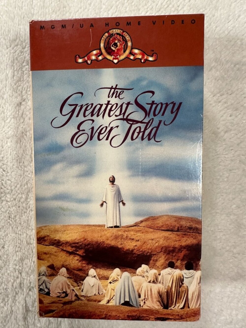 The Greatest Story Ever Told VHS 1965 MGM UA Home Video Drama Max Von Sydow G